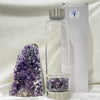 Crystal Water Bottle in glass with insulated cover Spirituality The Crystal and Wellness Warehouse Amethyst 