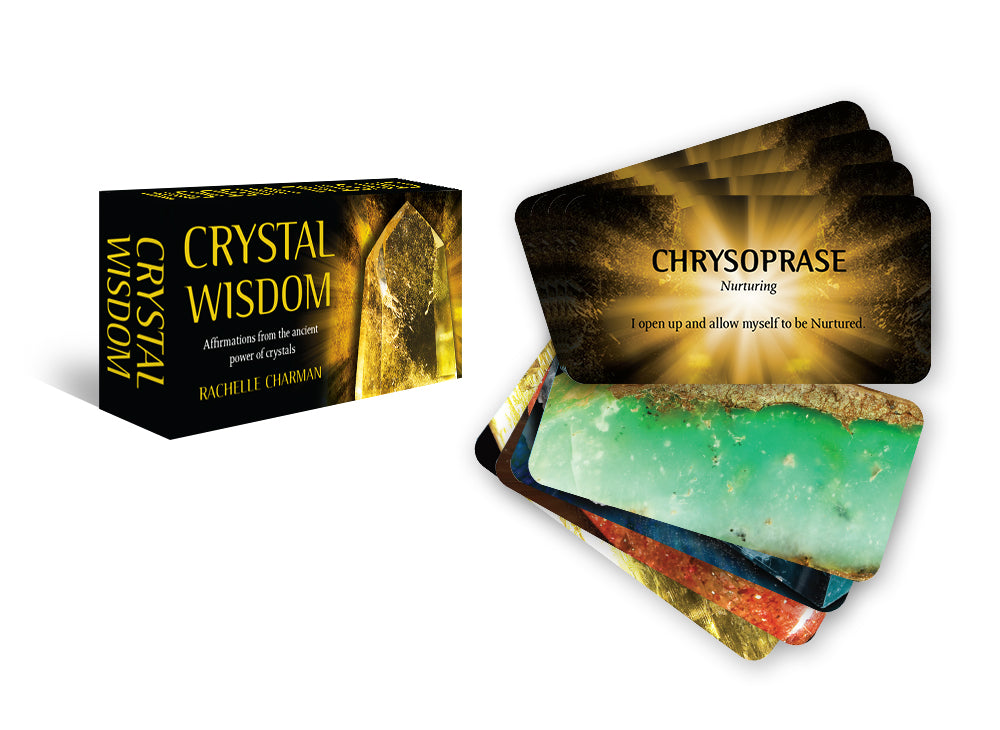 Crystal wisdom cards by Rachelle Charman Tarot and Oracle The Crystal and Wellness Warehouse 