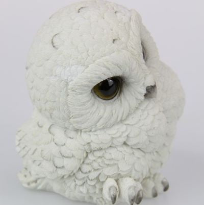 Cute white owl 12cm Decor The Crystal and Wellness Warehouse 