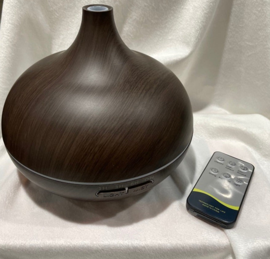Dark Wood Aroma Diffuser Diffusers The Crystal and Wellness Warehouse 