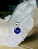Evil eye necklace in sterling silver Necklaces The Crystal and Wellness Warehouse 