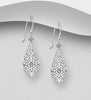 Filigree sterling silver earrings Earrings The Crystal and Wellness Warehouse 