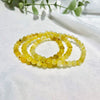 Golden rutilated bead bracelet 6mm Bracelets The Crystal and Wellness Warehouse 