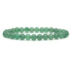 Green aventurine bead bracelet 6mm