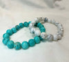 Howlite Beaded Bracelet Bracelets The Crystal and Wellness Warehouse 