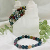 8mm Indian Agate bead bracelet