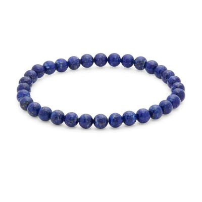 Lapis lazuli bead bracelet 6mm Bracelets The Crystal and Wellness Warehouse 