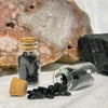Large Crystal Chip Jars Rocks & Fossils The Crystal and Wellness Warehouse Obsidian 