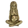 Mother gaia earth goddess gold statue in 2 sizes - 15cm and 18.5cm choices