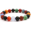 Mixed Agate Beaded Bracelet 8mm Bracelets The Crystal and Wellness Warehouse 