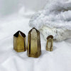 Natural citrine points in various sizes
