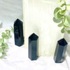 Black obisdian polished points
