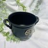 Open cauldron with pentacle charm black Decor The Crystal and Wellness Warehouse 
