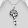 Phoenix silver pendant Charms & Pendants The Crystal and Wellness Warehouse 