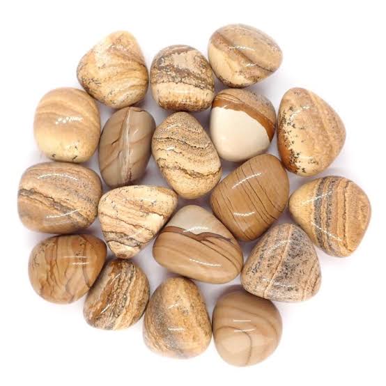 Picture jasper tumbled stone Crystals The Crystal and Wellness Warehouse 