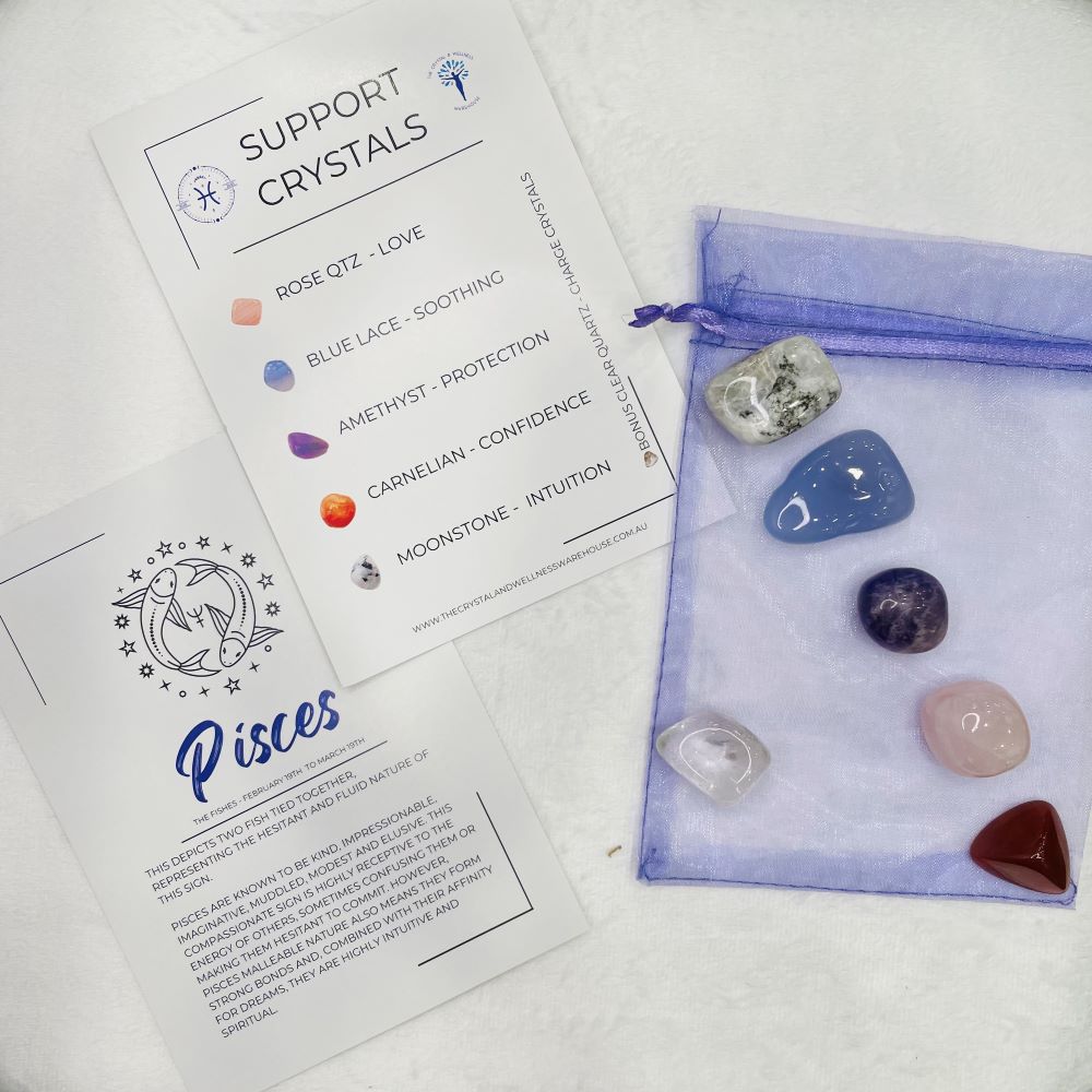 Zodiac crystal Pack - Pisces February 19 ~ March 20