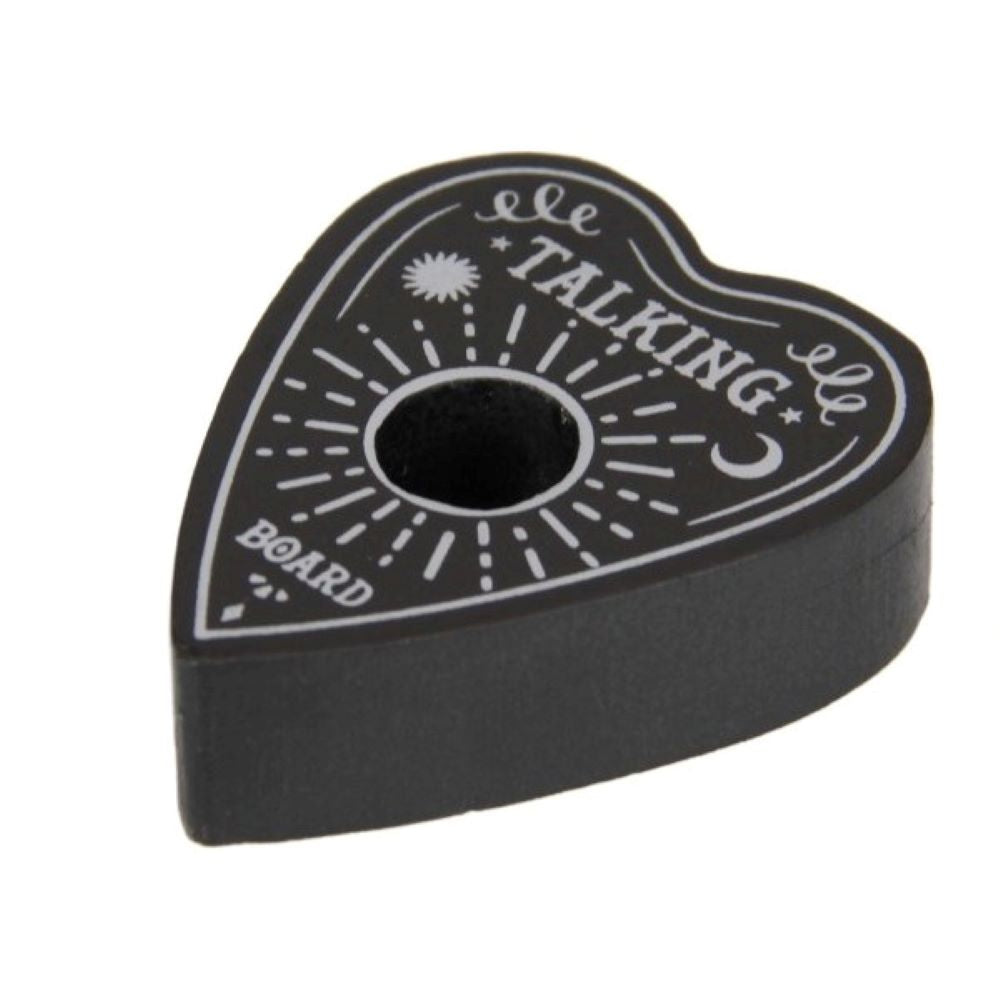 Ouija planchette shape wish/spell candle holder