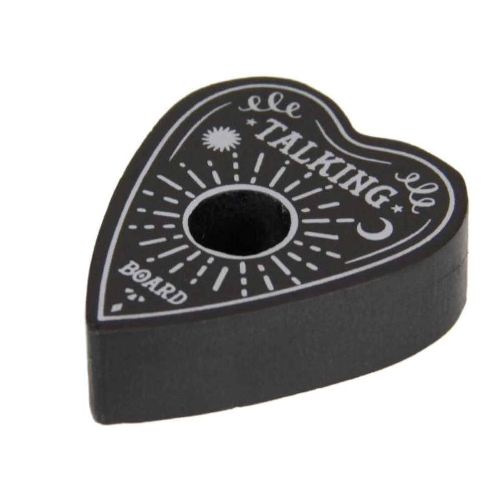 Ouija planchette shape wish/spell candle holder