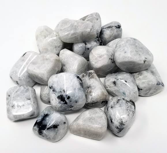 Rainbow moonstone tumbled stone Crystals The Crystal and Wellness Warehouse 