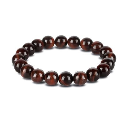 Red tiger eye bead bracelet 10mm Bracelets The Crystal and Wellness Warehouse 