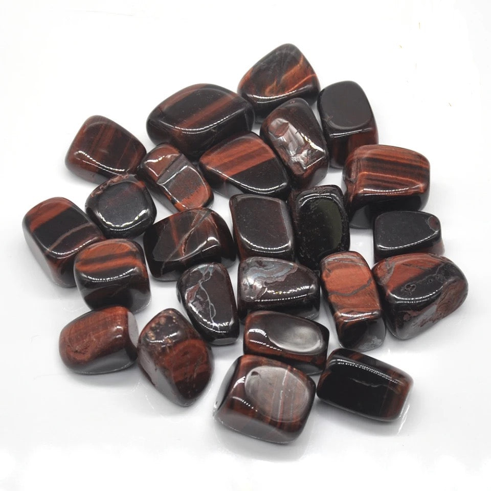 Red Tiger's Eye Tumble Tumbled Stones The Crystal and Wellness Warehouse 