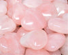 Rose Quartz Polished Hearts - 3 size choices