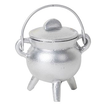 Silver cauldron Magical Potion The Crystal and Wellness Warehouse 