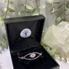 Silver style finish evil eye bangle Bracelets The Crystal and Wellness Warehouse 