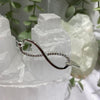 Silver style finish infinity bangle Bracelets The Crystal and Wellness Warehouse 