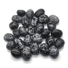 Snowflake Obsidian Tumbled Stones The Crystal and Wellness Warehouse 