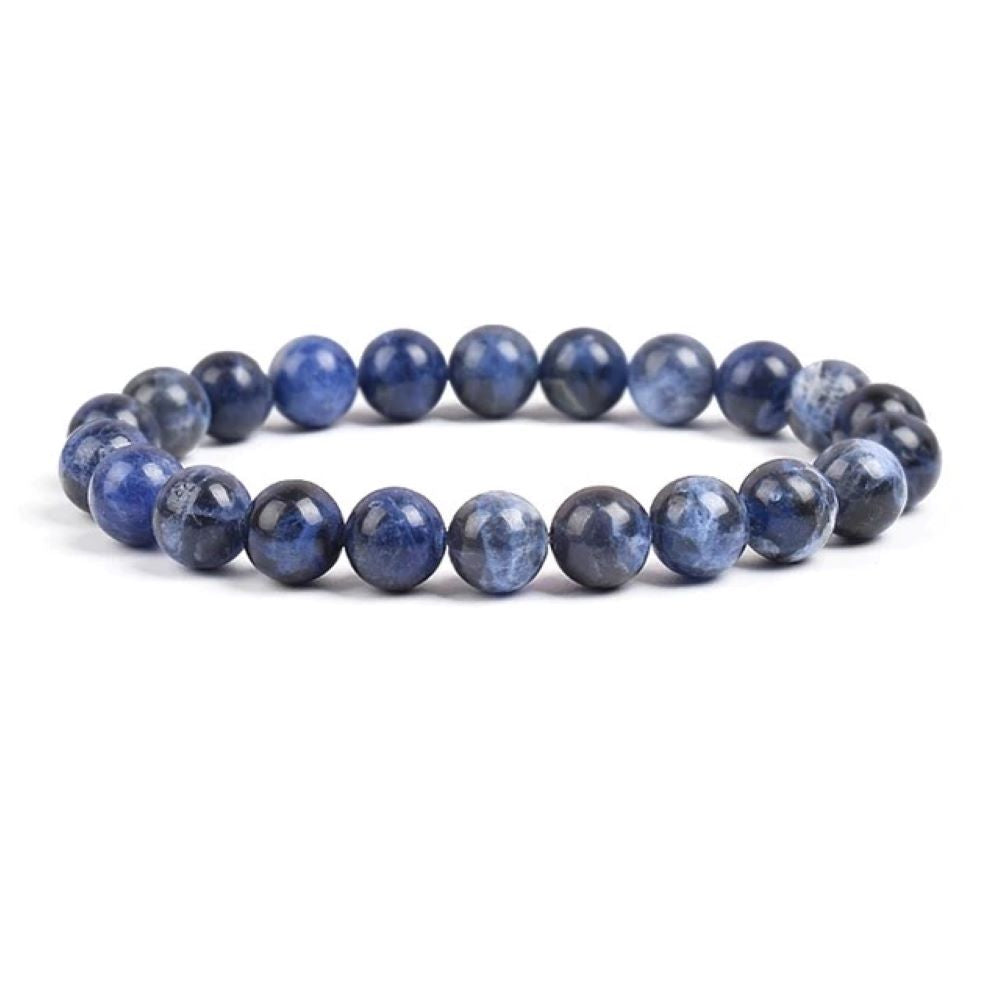 Sodalite Beaded Bracelet 8mm