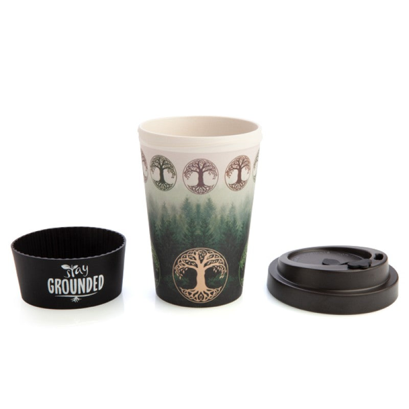 Stay grounded travel cup 470mls Homewares The Crystal and Wellness Warehouse 