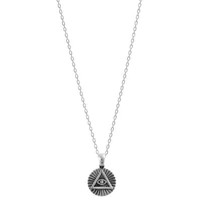 Third eye silver necklace Necklaces The Crystal and Wellness Warehouse 