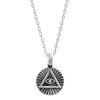 Third eye silver necklace Necklaces The Crystal and Wellness Warehouse 