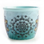 Wild Scents Mandala Ceramic Smudge Bowl Spirituality The Crystal and Wellness Warehouse 